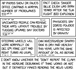 XKCD on Debunking